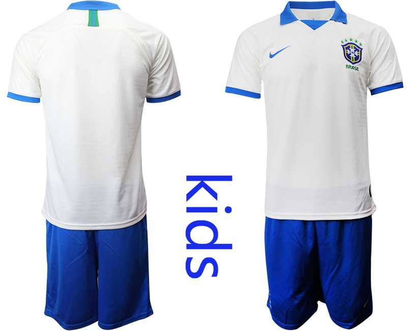 Youth 2019-20 Brazil White Special Edition Soccer Jersey