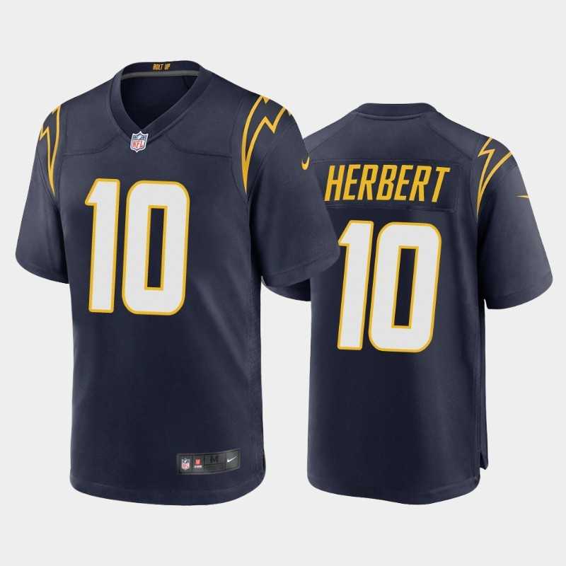Youth Nike Chargers 10 Justin Herbert Navy 2020 NFL Draft First Round Pick Vapor Untouchable Limited Jersey Dzhi