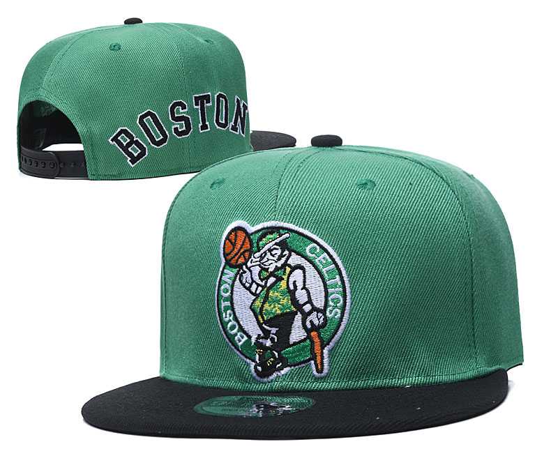 Celtics Team Logo Green Adjustable Hat GS (2)