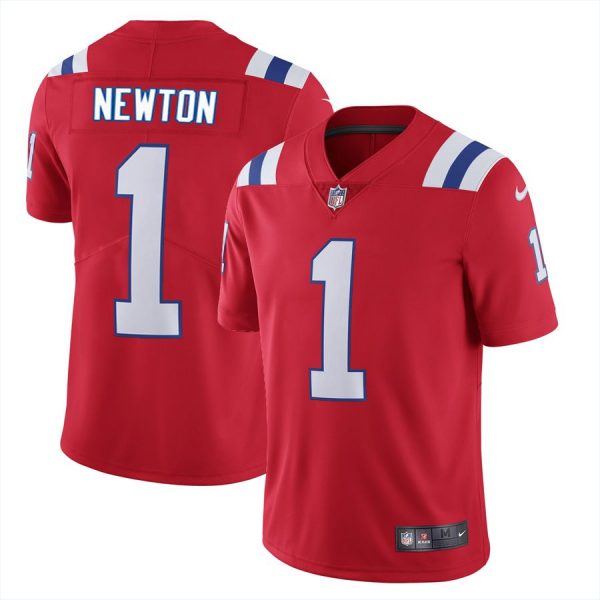 Nike Patriots 1 Cam Newton Men's Red Vapor Untouchable Limited Jersey