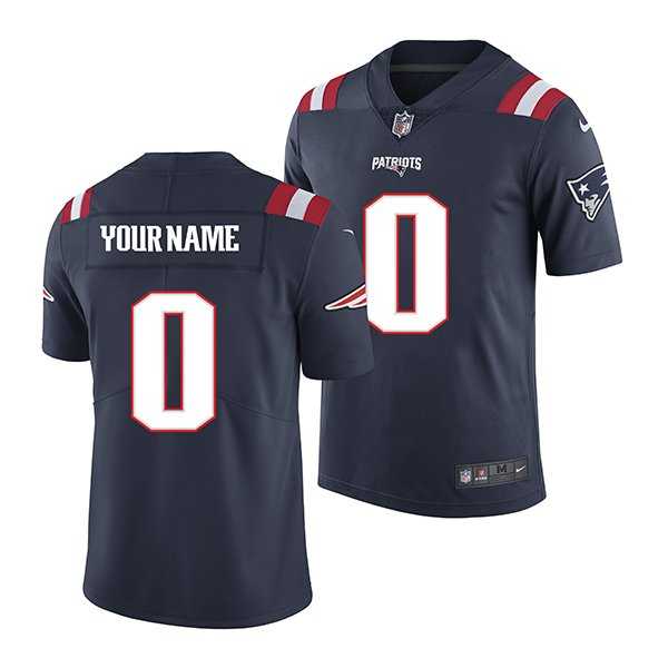 Customized Men & Women & Youth Nike Patriots Navy Blue Rush Legend Limited Jersey