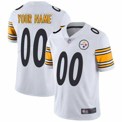Customized Men & Women & Youth Nike Steelers White Vapor Untouchable Limited Jersey