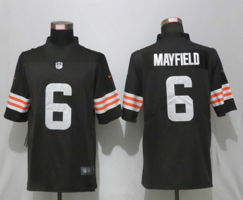 Nike Cleveland Browns 6 Mayfield Brown Vapor Untouchable Limited Jersey
