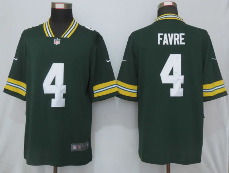 Nike Green Bay Packers 4 Favre Green Vapor Untouchable Limited Jersey