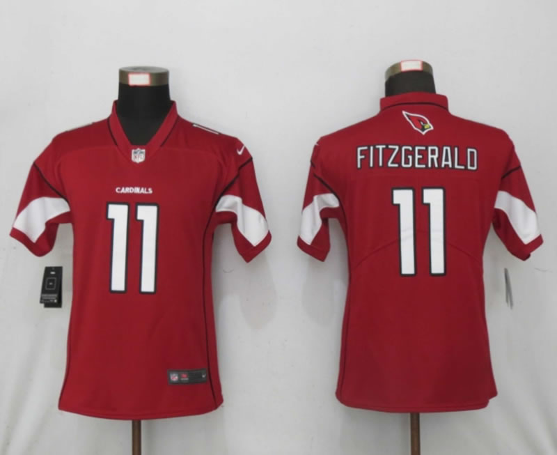 Women Nike Arizona Cardinals 11 Fitzgerald Red Vapor Untouchable Limited Jersey