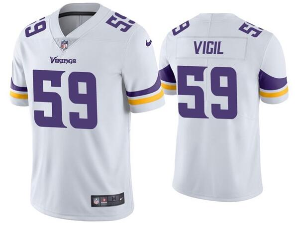 Nike Vikings 59 Nick Vigil White Vapor Untouchable Limited Jersey Dzhi