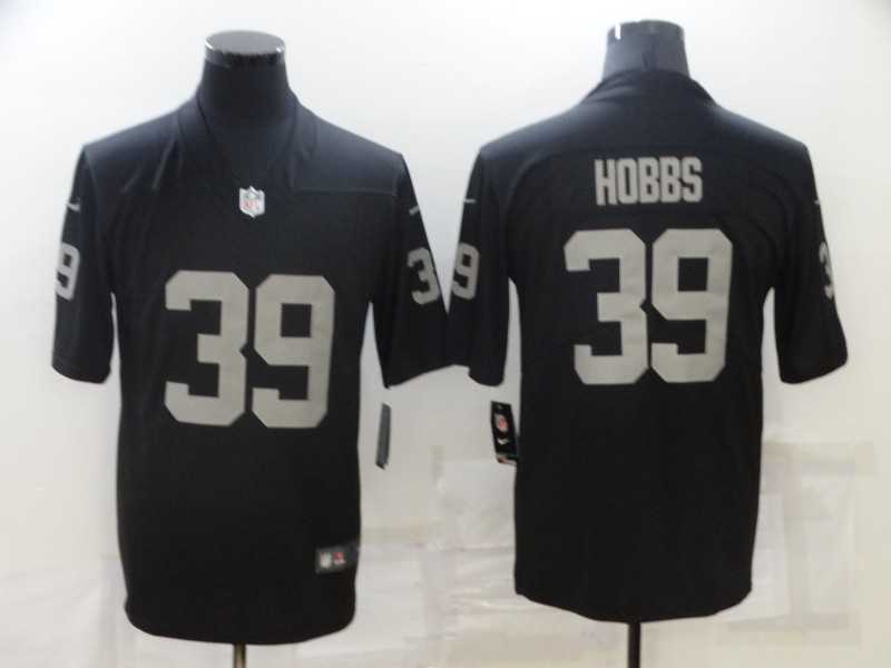 Nike Raiders 39 Nate Hobbs Black Vapor Untouchable Limited Jersey Dzhi