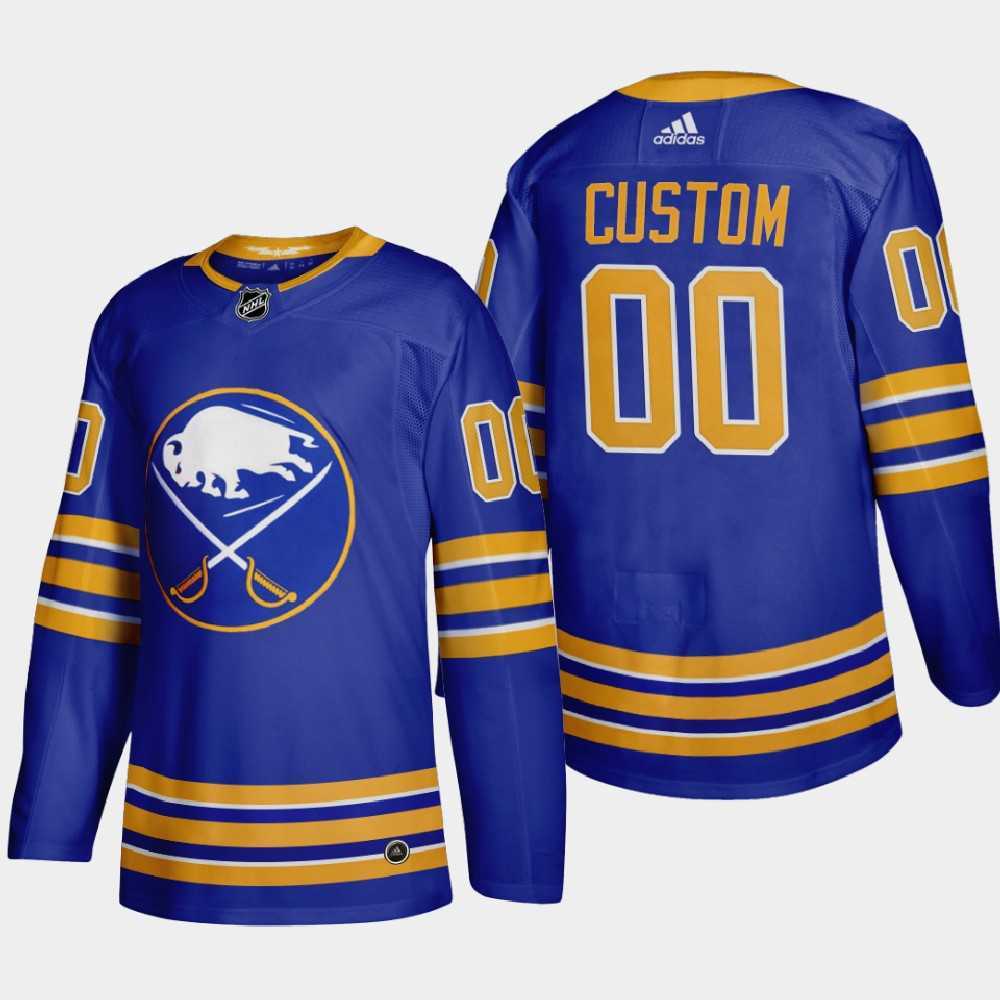 Buffalo Sabres Customized Royal Blue Adidas 2020-21 Home Player Stitched Jersey