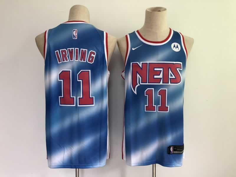 Nets 11 Kyrie Irving Blue 2021 Nike Swingman Jersey