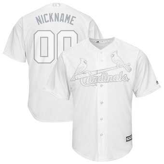 St. Louis Cardinals Majestic 2019 Players' Weekend Cool Base Roster Customized White Jersey