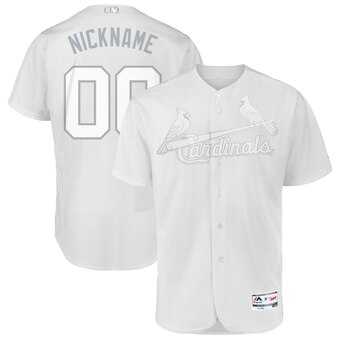 St. Louis Cardinals Majestic 2019 Players' Weekend Flex Base Roster Customized White Jersey