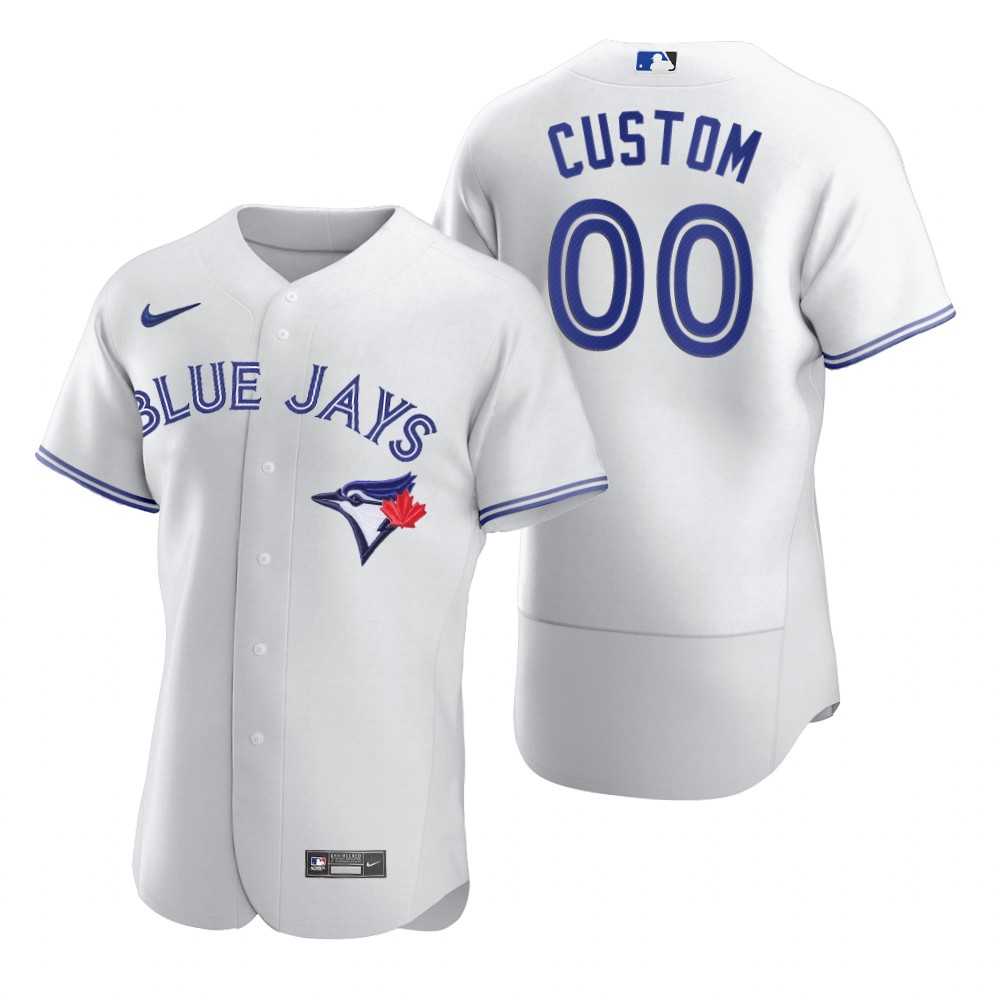 Toronto Blue Jays Customized Nike White 2020 Stitched MLB Flex Base Jersey