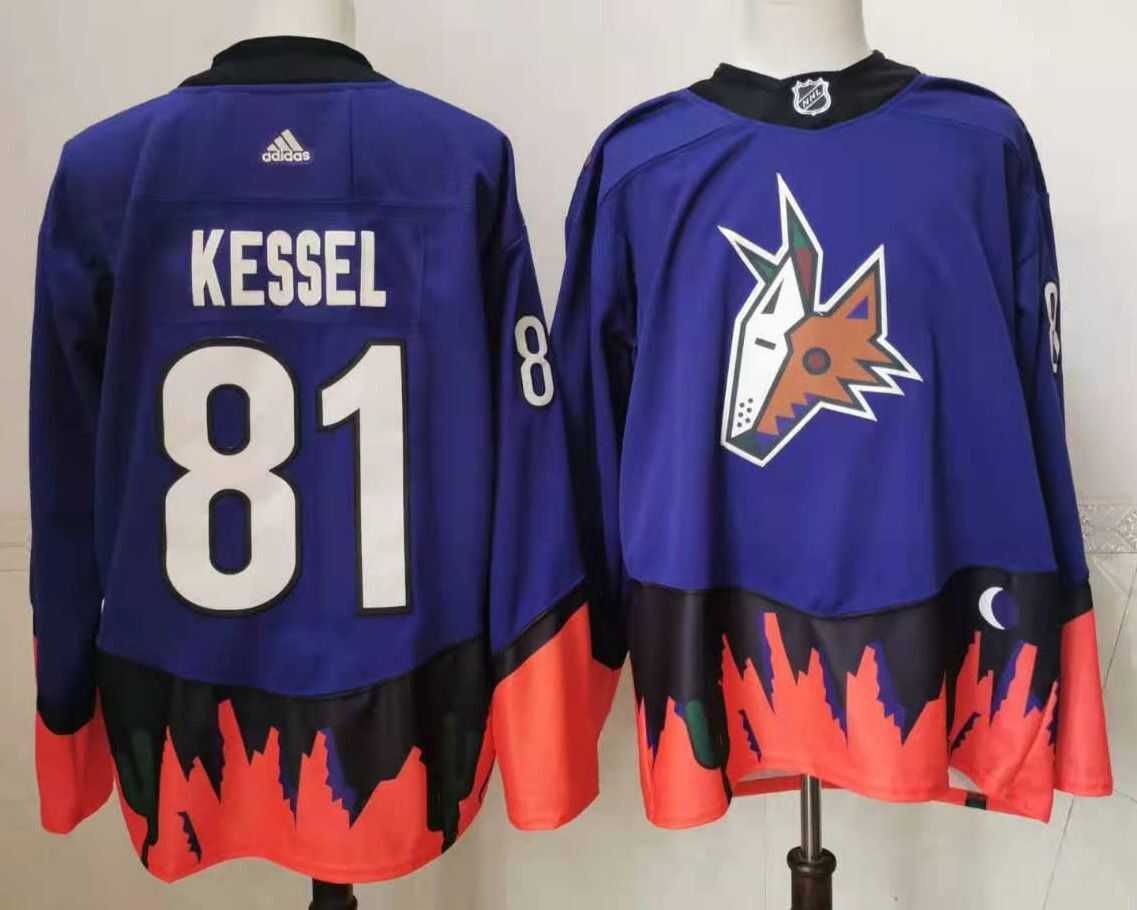 Coyotes 81 Phil Kessel Purple 2020-21 Reverse Retro Adidas Jersey