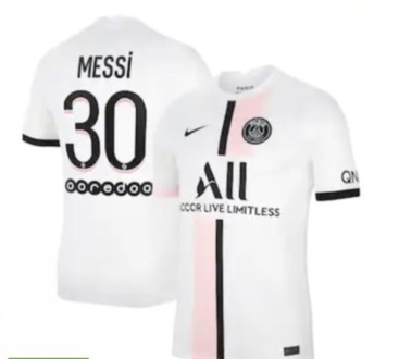 Men's Paris Saint-Germain #30 Lionel Messi White Thailand Soccer Jersey