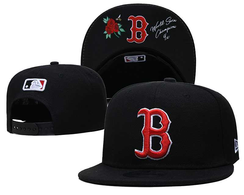 Boston Red Sox Team Logo Adjustable Hat GS (2)
