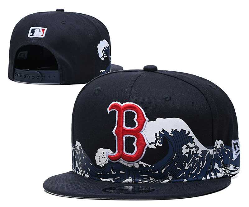 Boston Red Sox Team Logo Adjustable Hat YD (7)