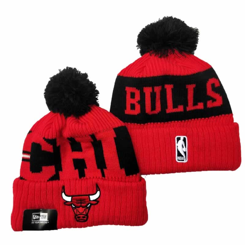 Chicago Bulls Team Logo Knit Hat YD (7)
