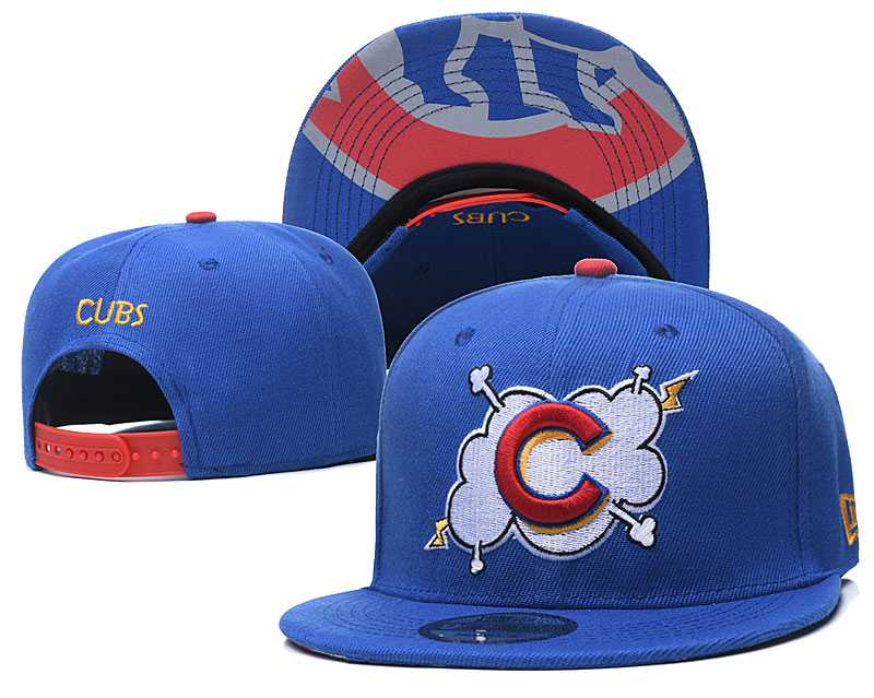 Chicago Cubs Team Logo Adjustable Hat GS (3)
