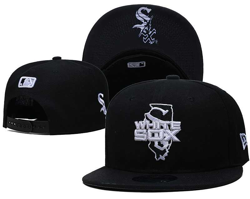 Chicago White Sox Team Logo Adjustable Hat YD (4)