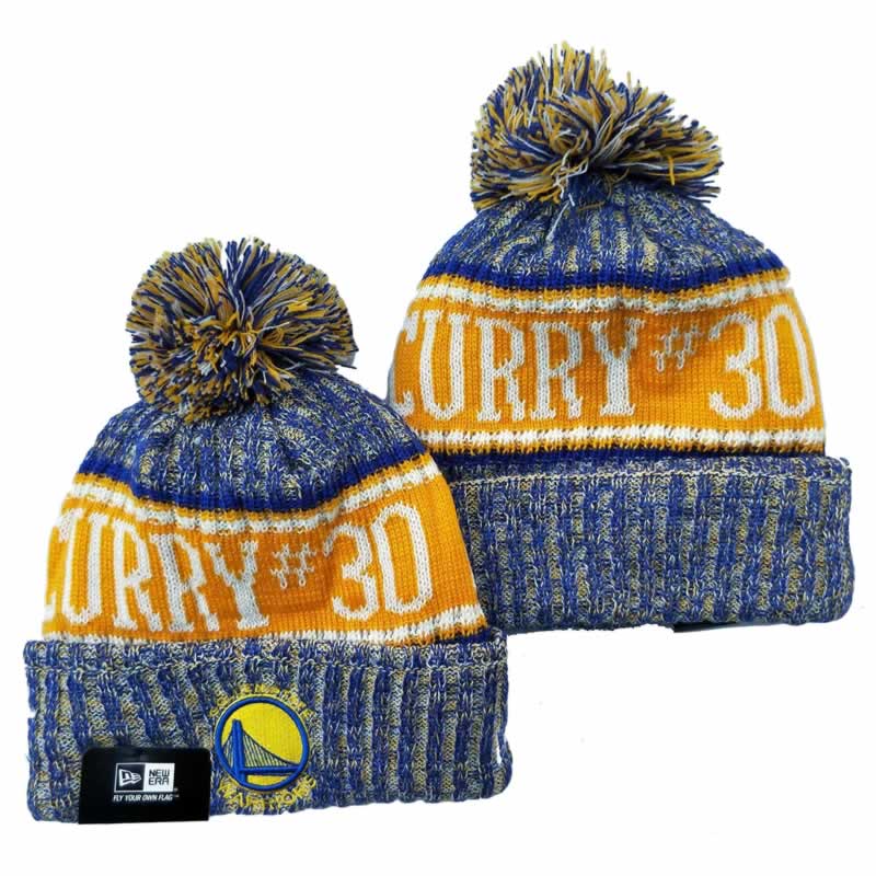 Golden State Warriors Team Logo Knit Hat YD (14)