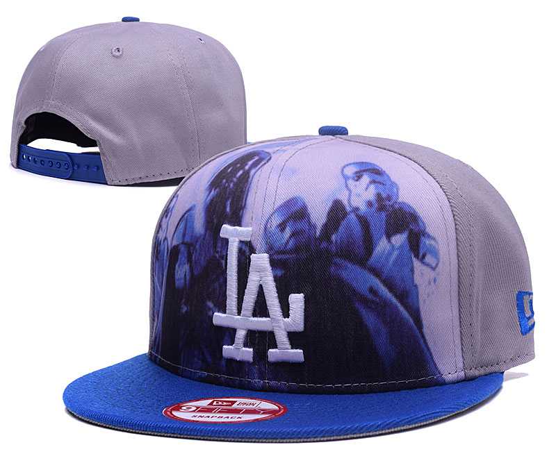 Los Angeles Dodgers Team Logo Adjustable Hat GS (2)