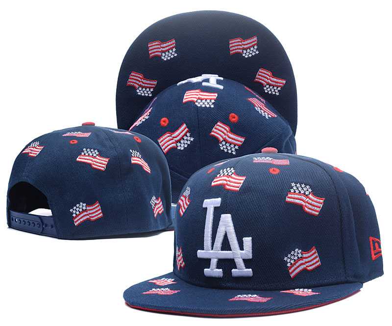 Los Angeles Dodgers Team Logo Adjustable Hat GS (6)