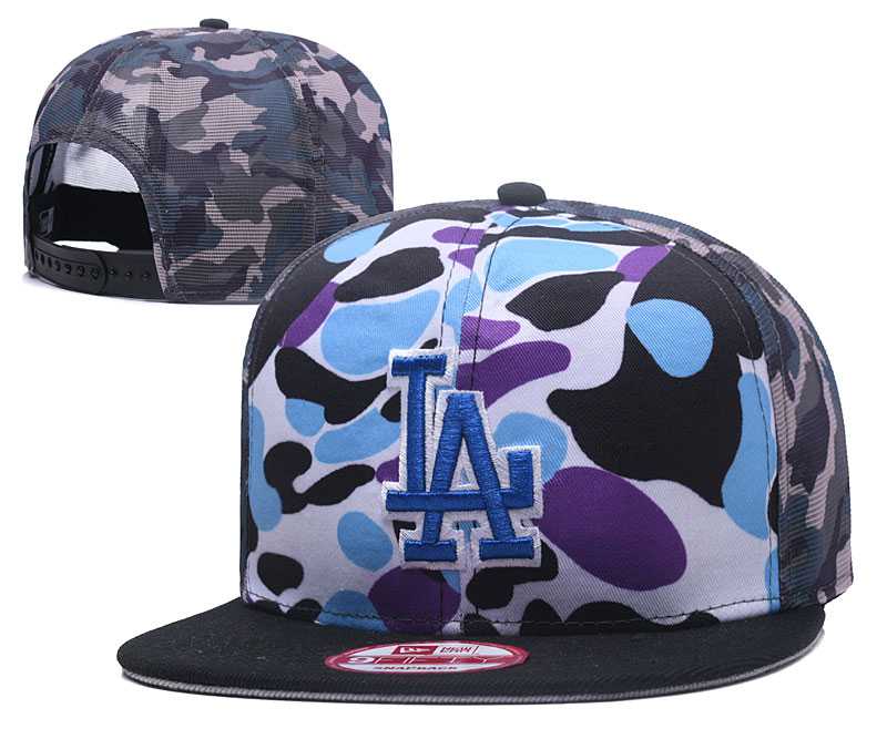 Los Angeles Dodgers Team Logo Adjustable Hat GS (8)