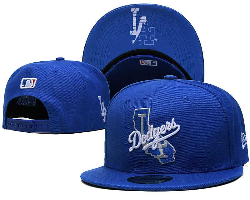 Los Angeles Dodgers Team Logo Adjustable Hat YD (3)