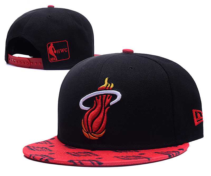 Miami Heat Team Logo Adjustable Hat GS (41)