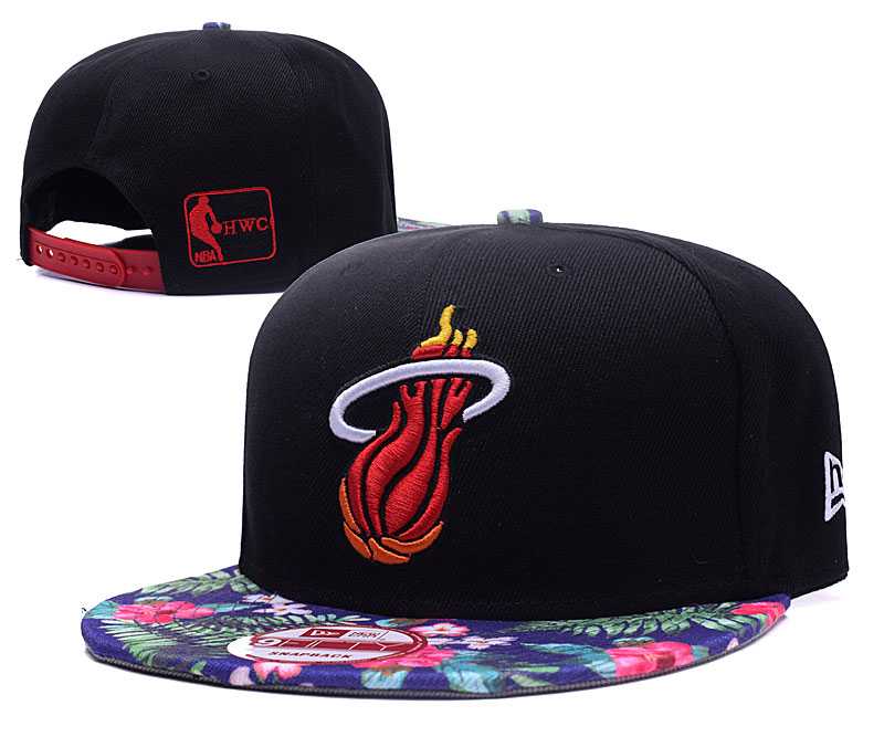Miami Heat Team Logo Adjustable Hat GS (42)