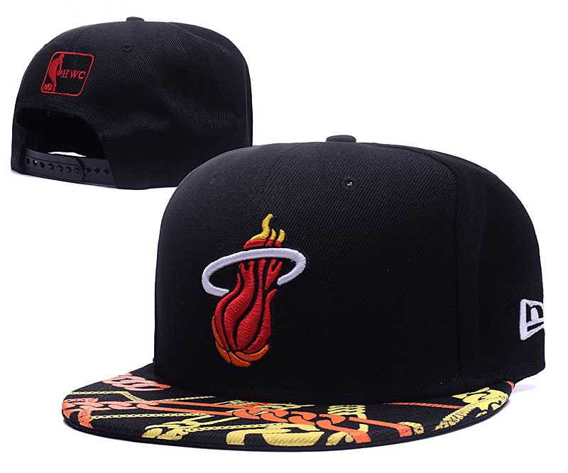 Miami Heat Team Logo Adjustable Hat GS (43)