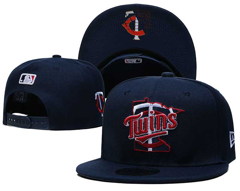 Minnesota Twins Team Logo Adjustable Hat YD (4)