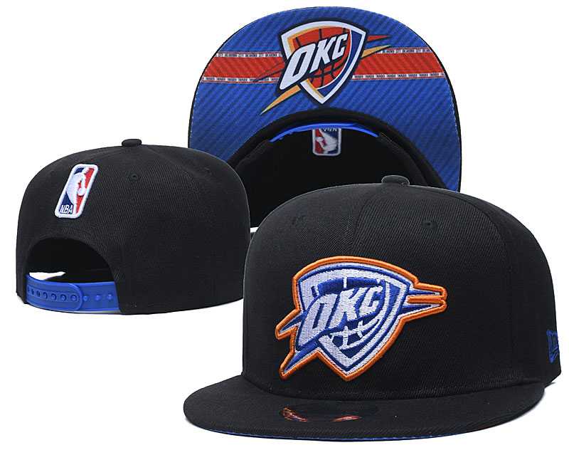 Oklahoma City Thunder Team Logo Adjustable Hat GS (2)
