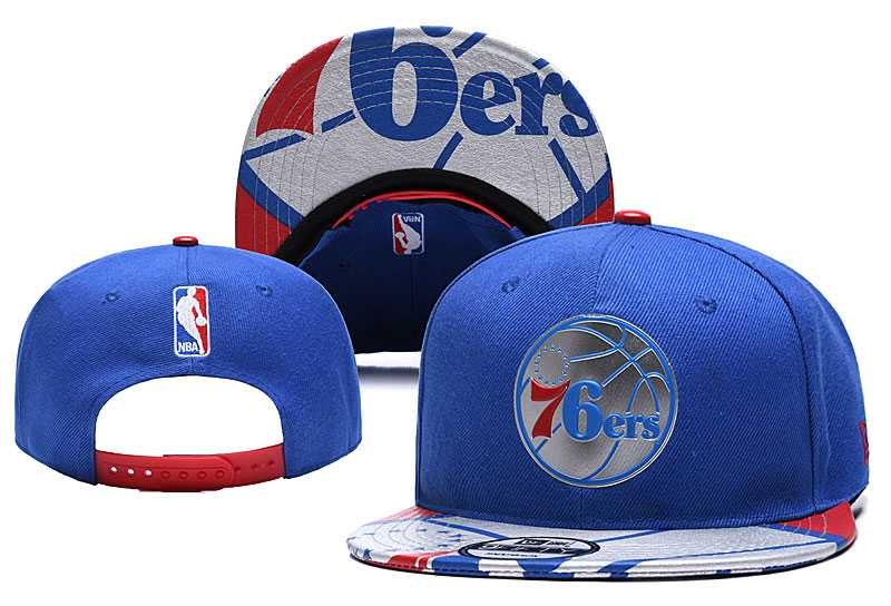 Philadelphia 76ers Team Logo Adjustable Hat YD (2)
