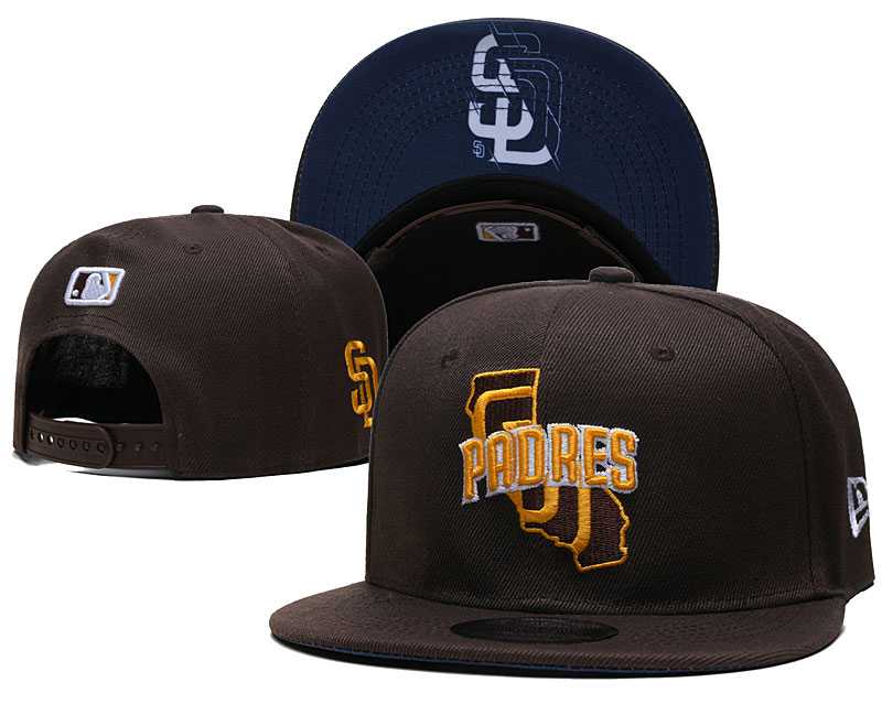 San Diego Padres Team Logo Adjustable Hat YD (3)