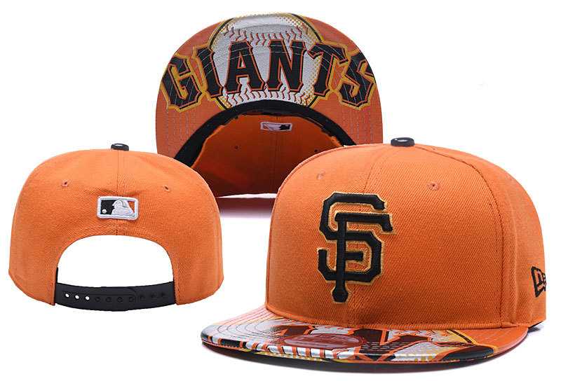 San Francisco Giants Team Logo Adjustable Hat YD (1)