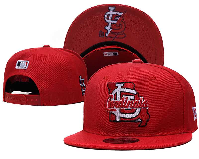 St. Louis Cardinals Team Logo Adjustable Hat YD (5)