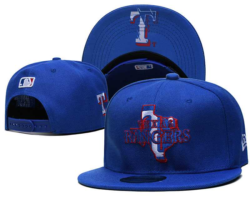 Texas Rangers Team Logo Adjustable Hat YD (2)