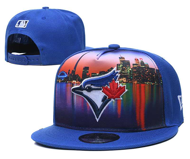 Toronto Blue Jays Team Logo Adjustable Hat YD (1)