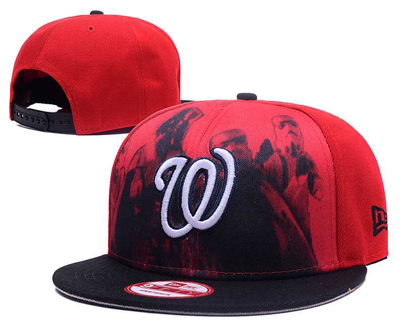Washington Nationals Team Logo Adjustable Hat GS (5)