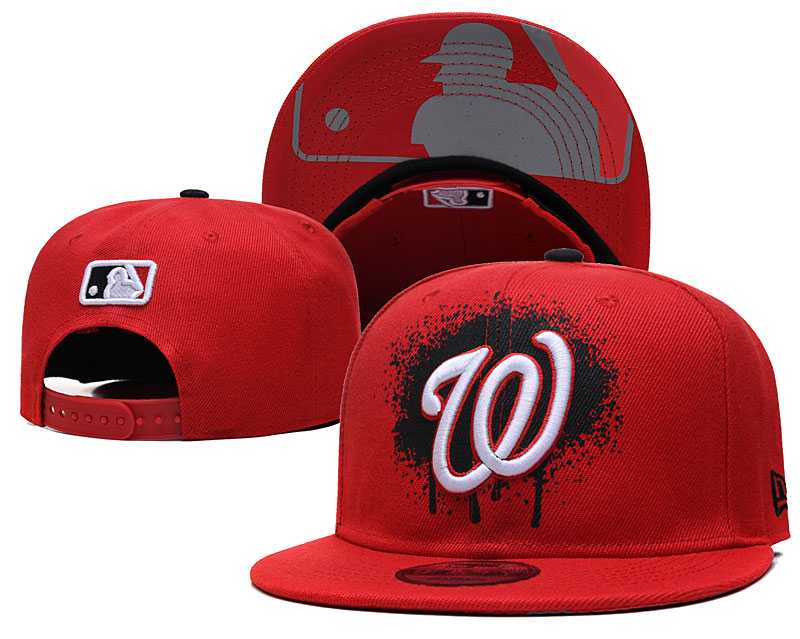 Washington Nationals Team Logo Adjustable Hat GS (6)