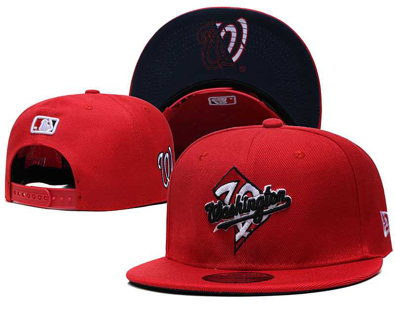 Washington Nationals Team Logo Adjustable Hat YD (4)