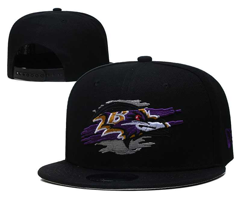 Baltimore Ravens Team Logo Adjustable Hat YD (8)
