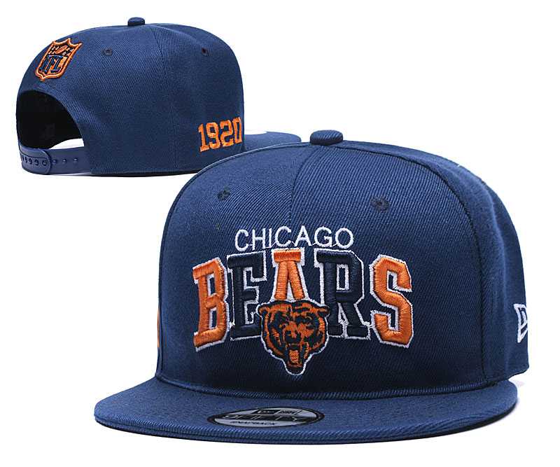 Chicago Bears Team Logo Adjustable Hat YD (4)