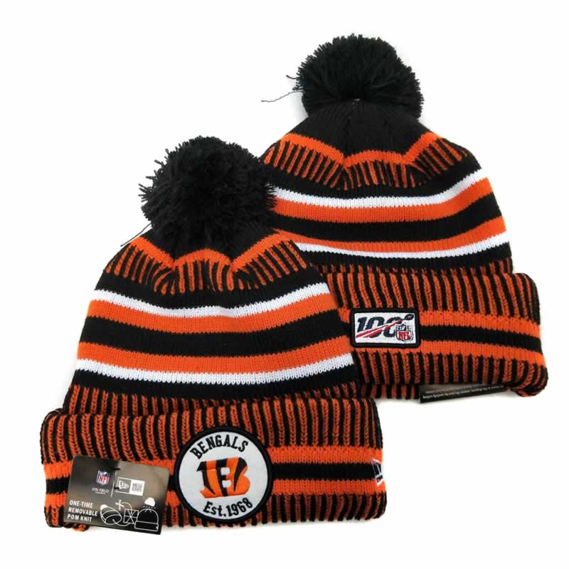 Cincinnati Bengals Team Logo Knit Hat YD (7)