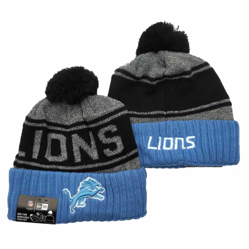 Detroit Lions Team Logo Knit Hat YD (8)