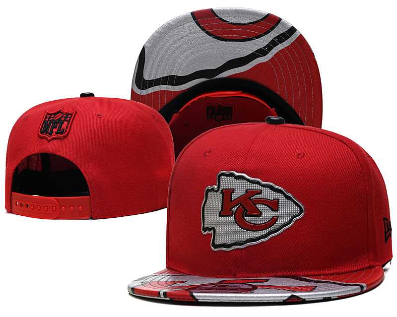 Kansas City Chiefs Team Logo Adjustable Hat YD (6)
