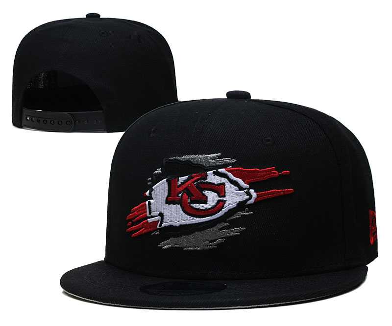 Kansas City Chiefs Team Logo Adjustable Hat YD (8)
