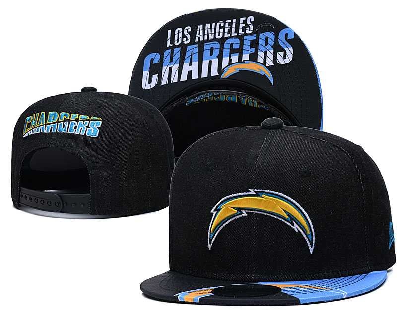 Los Angeles Chargers Team Logo Adjustable Hat YD (6)