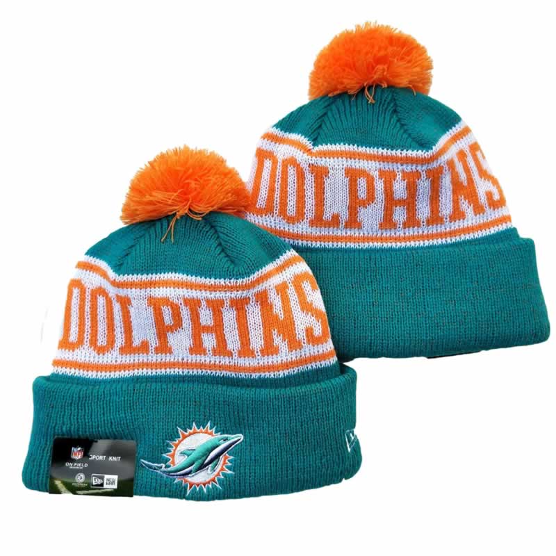Miami Dolphins Team Logo Knit Hat YD (11)